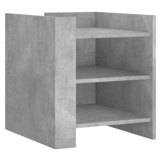 Bedside Cabinet Concrete Grey 45x50x50 cm Engineered Wood Bedside Cabinet Concrete Grey 45x50x50 cm Engineered Wood