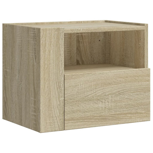 Wall-mounted Bedside Cabinet Sonoma Oak 45x30x35 cm Wall-mounted Bedside Cabinet Sonoma Oak 45x30x35 cm