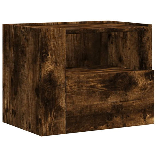 Wall-mounted Bedside Cabinet Smoked Oak 45x30x35 cm Wall-mounted Bedside Cabinet Smoked Oak 45x30x35 cm