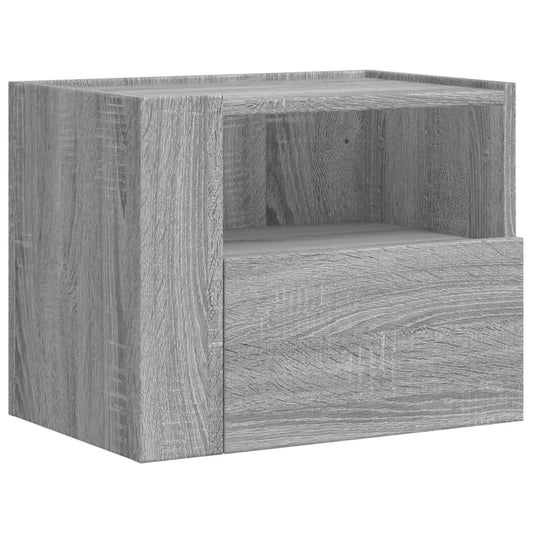 Wall-mounted Bedside Cabinet Grey Sonoma 45x30x35 cm Wall-mounted Bedside Cabinet Grey Sonoma 45x30x35 cm