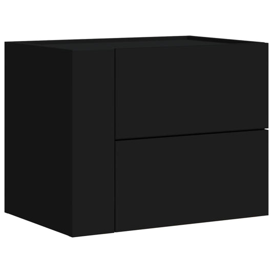 Wall-mounted Bedside Cabinet Black 45x30x35 cm Wall-mounted Bedside Cabinet Black 45x30x35 cm