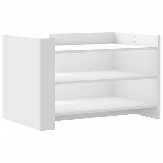 Coffee Table White 80x50x50 cm Engineered Wood Coffee Table White 80x50x50 cm Engineered Wood