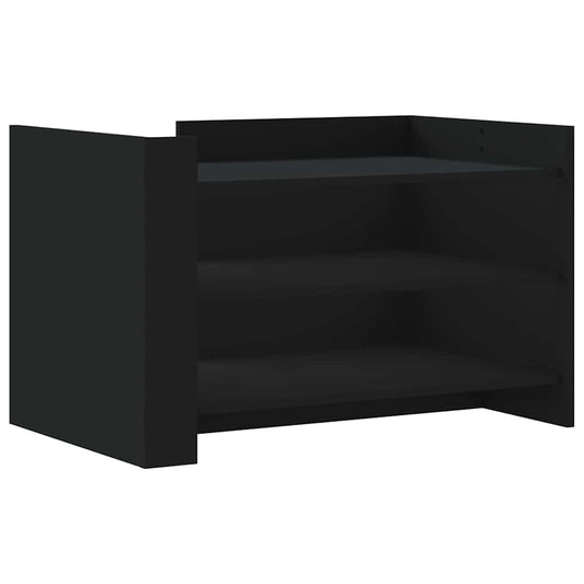 Coffee Table Black 80x50x50 cm Engineered Wood Coffee Table Black 80x50x50 cm Engineered Wood