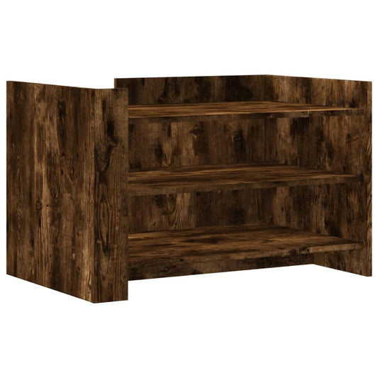 Coffee Table Smoked Oak 80x50x50 cm Engineered Wood Coffee Table Smoked Oak 80x50x50 cm Engineered Wood