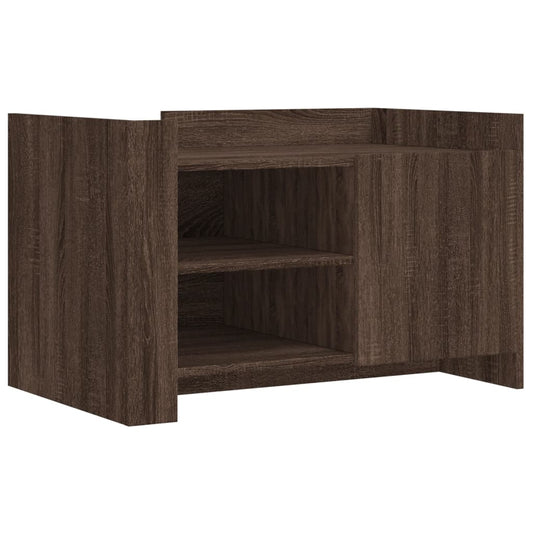 Coffee Table Brown oak 80x50x50 cm Engineered Wood Coffee Table Brown oak 80x50x50 cm Engineered Wood