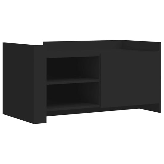 Coffee Table Black 100x50x50 cm Engineered Wood Coffee Table Black 100x50x50 cm Engineered Wood