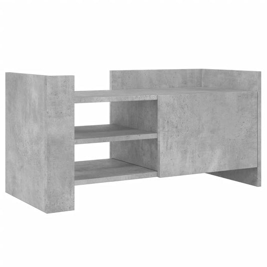 TV Cabinet Concrete Grey 80x35x40 cm Engineered Wood TV Cabinet Concrete Grey 80x35x40 cm Engineered Wood