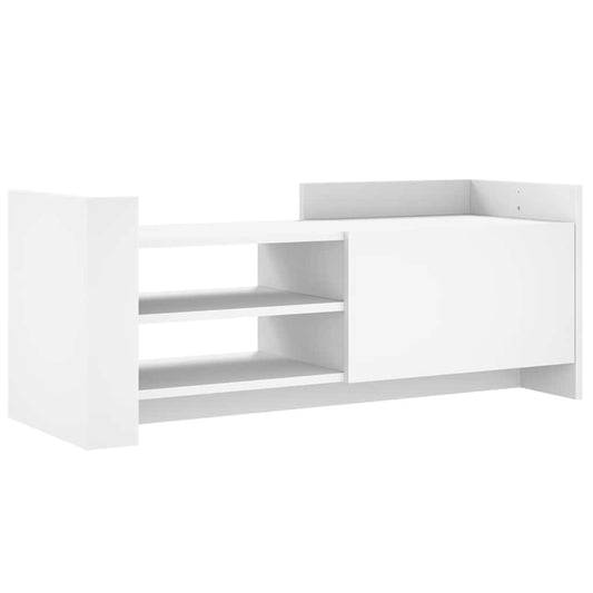 TV Cabinet White 100x35x40 cm Engineered Wood TV Cabinet White 100x35x40 cm Engineered Wood