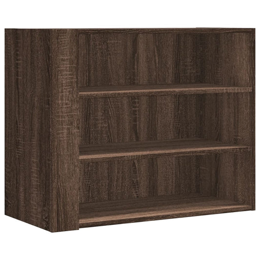 Wall Cabinet Brown Oak 75x35x60 cm Engineered Wood Wall Cabinet Brown Oak 75x35x60 cm Engineered Wood