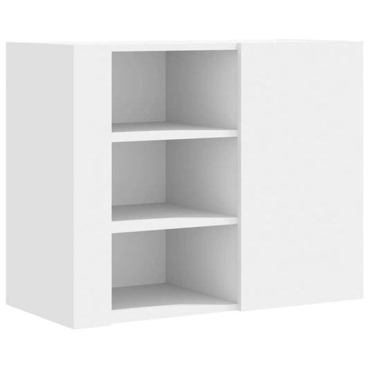 Wall Cabinet White 75x35x60 cm Engineered Wood Wall Cabinet White 75x35x60 cm Engineered Wood