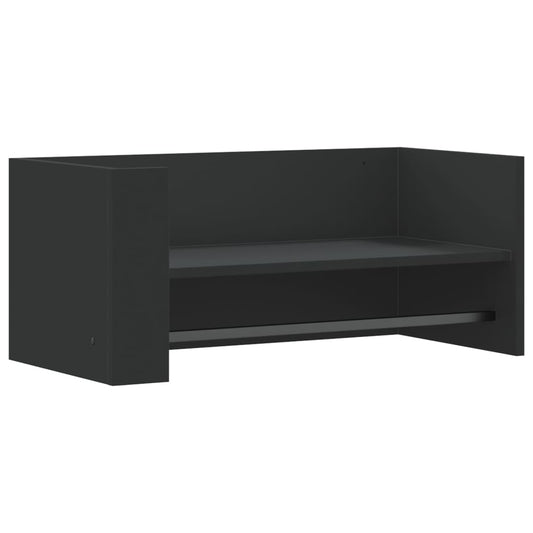 Wall Shelf Black 70.5x35x30.5 cm Engineered Wood Wall Shelf Black 70.5x35x30.5 cm Engineered Wood