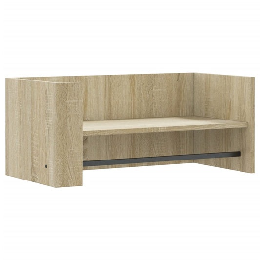 Wall Shelf Sonoma Oak 70.5x35x30.5 cm Engineered Wood Wall Shelf Sonoma Oak 70.5x35x30.5 cm Engineered Wood