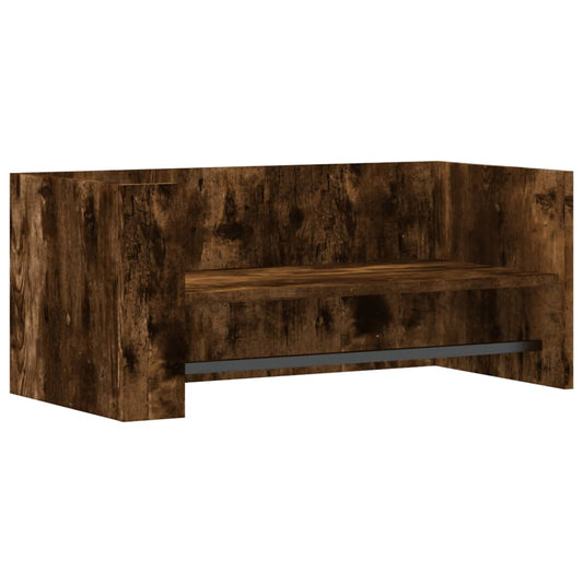 Wall Shelf Smoked Oak 70.5x35x30.5 cm Engineered Wood Wall Shelf Smoked Oak 70.5x35x30.5 cm Engineered Wood