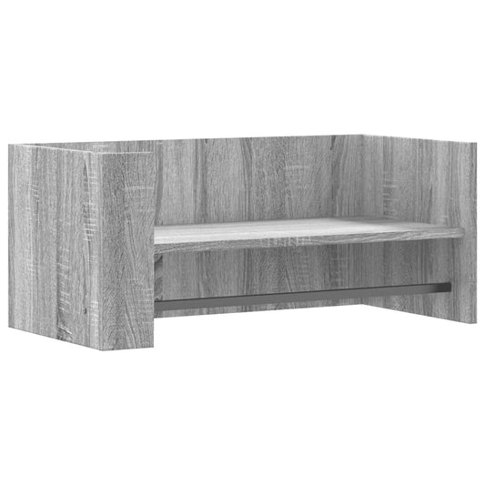 Wall Shelf Grey Sonoma 70.5x35x30.5 cm Engineered Wood Wall Shelf Grey Sonoma 70.5x35x30.5 cm Engineered Wood