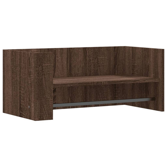 Wall Shelf Brown Oak 70.5x35x30.5 cm Engineered Wood Wall Shelf Brown Oak 70.5x35x30.5 cm Engineered Wood