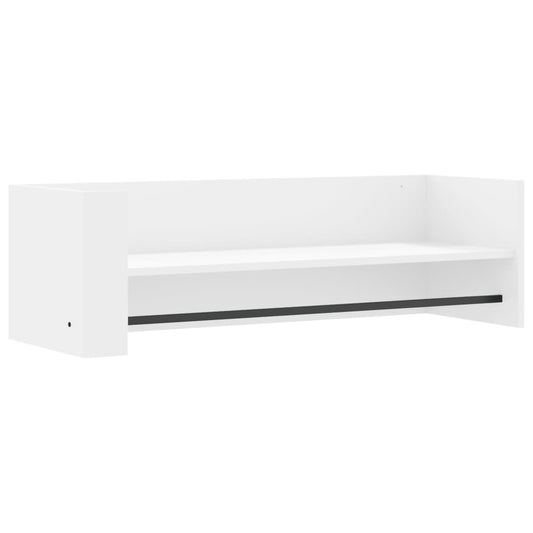 Wall Shelf White 100x35x30.5 cm Engineered Wood Wall Shelf White 100x35x30.5 cm Engineered Wood