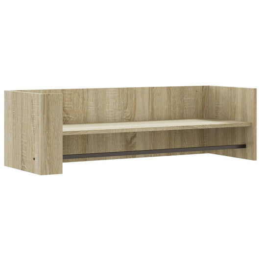 Wall Shelf Sonoma Oak 100x35x30.5 cm Engineered Wood Wall Shelf Sonoma Oak 100x35x30.5 cm Engineered Wood