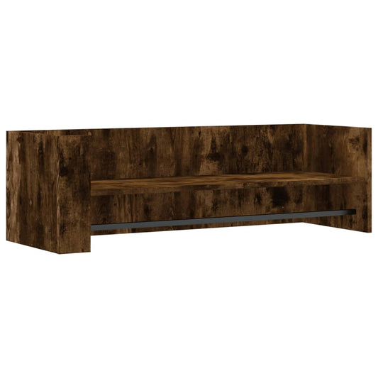 Wall Shelf Smoked Oak 100x35x30.5 cm Engineered Wood Wall Shelf Smoked Oak 100x35x30.5 cm Engineered Wood