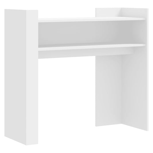 Console Table White 100x35x90 cm Engineered Wood Console Table White 100x35x90 cm Engineered Wood