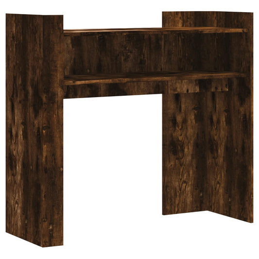 Console Table Smoked Oak 100x35x90 cm Engineered Wood Console Table Smoked Oak 100x35x90 cm Engineered Wood