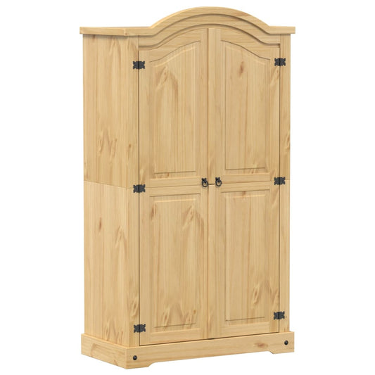 Wardrobe "Corona" 102x52x186 cm Solid Wood Pine Wardrobe "Corona" 102x52x186 cm Solid Wood Pine
