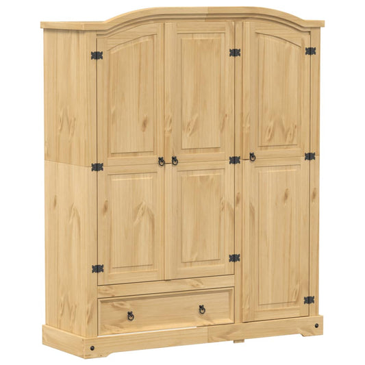 Wardrobe "Corona" 151,5x52x186 cm Solid Wood Pine Wardrobe "Corona" 151,5x52x186 cm Solid Wood Pine