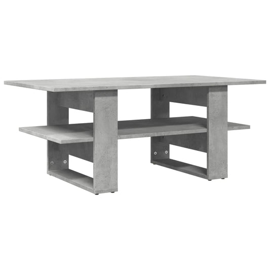 Coffee Table Concrete Grey 102x55x42 cm Engineered Wood Coffee Table Concrete Grey 102x55x42 cm Engineered Wood