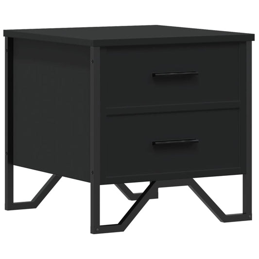 Bedside Cabinet Black 40x41x40 cm Engineered Wood Bedside Cabinet Black 40x41x40 cm Engineered Wood