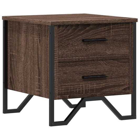 Bedside Cabinet Brown Oak 40x41x40 cm Engineered Wood Bedside Cabinet Brown Oak 40x41x40 cm Engineered Wood