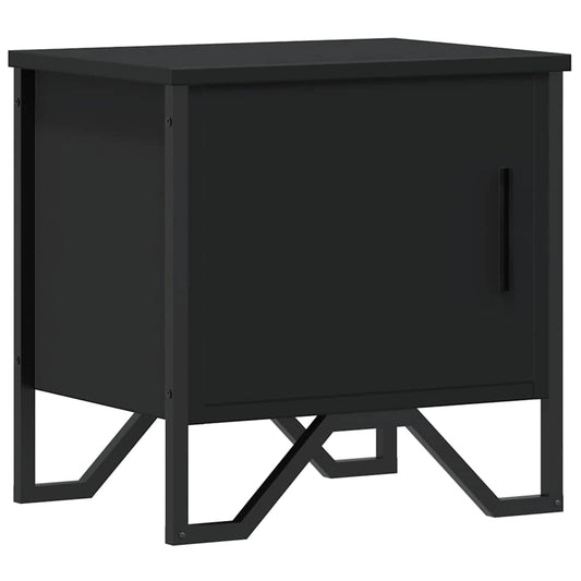 Bedside Cabinet Black 40x30x40 cm Engineered Wood Bedside Cabinet Black 40x30x40 cm Engineered Wood