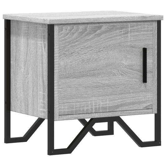 Bedside Cabinet Grey Sonoma 40x30x40 cm Engineered Wood Bedside Cabinet Grey Sonoma 40x30x40 cm Engineered Wood