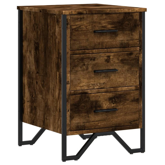 Bedside Cabinet Smoked Oak 40x41x60 cm Engineered Wood Bedside Cabinet Smoked Oak 40x41x60 cm Engineered Wood
