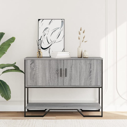 Console Table Grey Sonoma 100x35x74.5 cm Engineered Wood Console Table Grey Sonoma 100x35x74.5 cm Engineered Wood