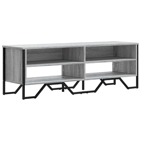 TV Cabinet Grey Sonoma 122x34x41 cm Engineered Wood TV Cabinet Grey Sonoma 122x34x41 cm Engineered Wood