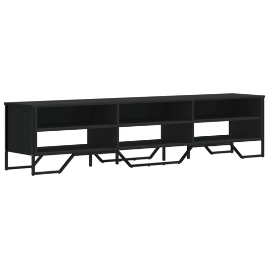 TV Cabinet Black 180x34x41 cm Engineered Wood TV Cabinet Black 180x34x41 cm Engineered Wood