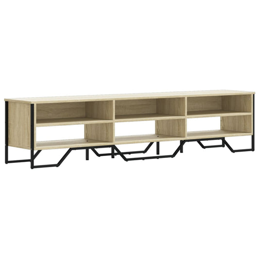 TV Cabinet Sonoma Oak 180x34x41 cm Engineered Wood TV Cabinet Sonoma Oak 180x34x41 cm Engineered Wood