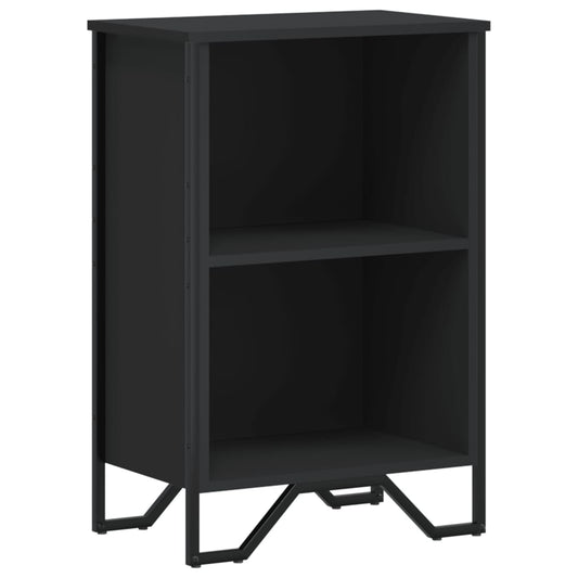 Bookcase Black 50x31x74.5 cm Engineered Wood Bookcase Black 50x31x74.5 cm Engineered Wood