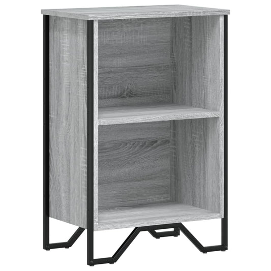 Bookcase Grey Sonoma 50x31x74.5 cm Engineered Wood Bookcase Grey Sonoma 50x31x74.5 cm Engineered Wood