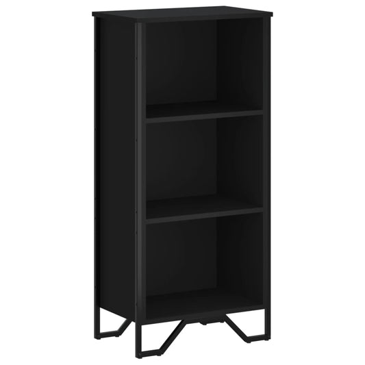 Bookcase Black 50x31x106 cm Engineered Wood Bookcase Black 50x31x106 cm Engineered Wood