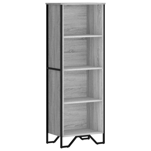 Bookcase Grey Sonoma 50x31x137,5 cm Engineered Wood Bookcase Grey Sonoma 50x31x137,5 cm Engineered Wood