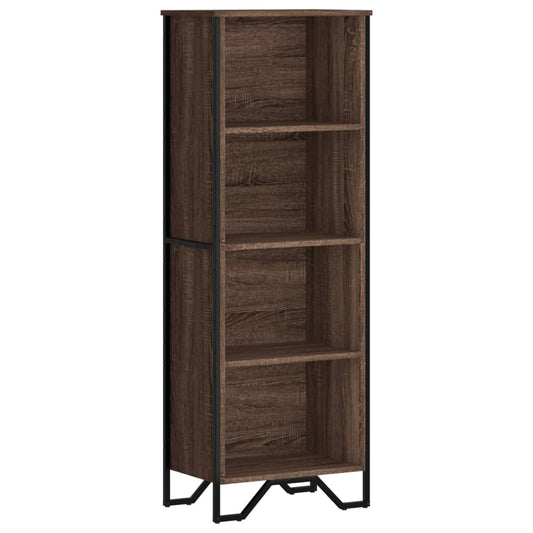 Bookcase Brown Oak 50x31x137,5 cm Engineered Wood Bookcase Brown Oak 50x31x137,5 cm Engineered Wood