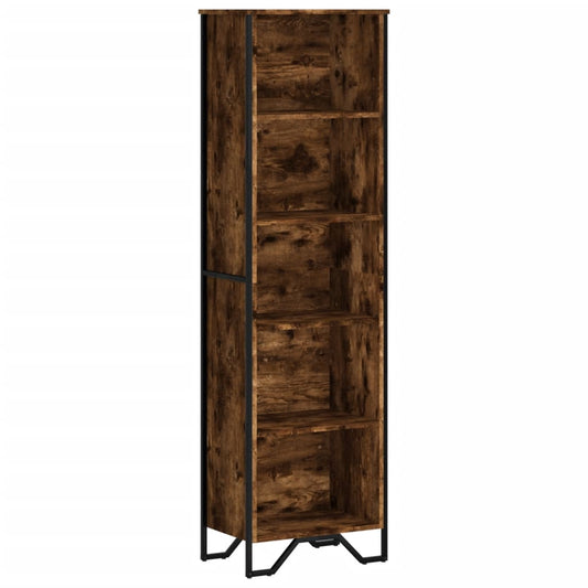 Bookcase Smoked Oak 50x31x169 cm Engineered Wood Bookcase Smoked Oak 50x31x169 cm Engineered Wood