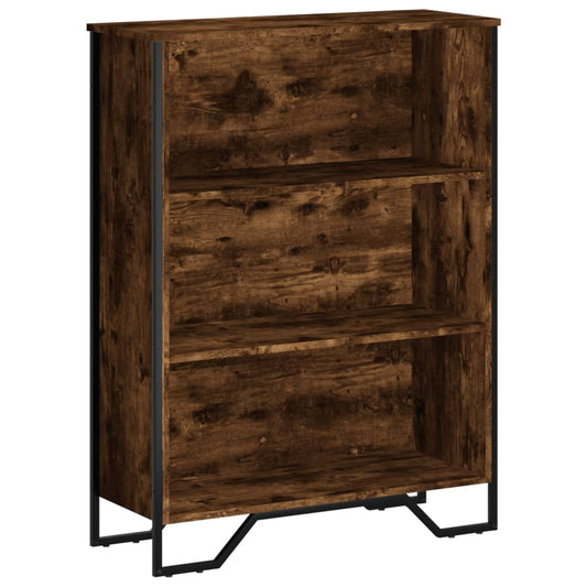 Bookcase Smoked Oak 80x31x106 cm Engineered Wood Bookcase Smoked Oak 80x31x106 cm Engineered Wood