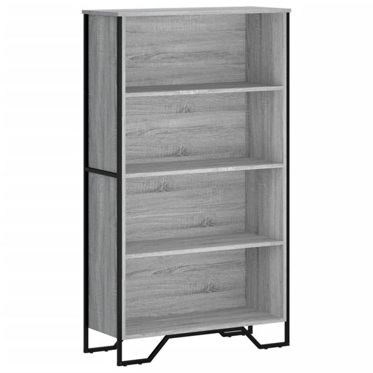 Bookcase Grey Sonoma 80x31x137.5 cm Engineered Wood Bookcase Grey Sonoma 80x31x137.5 cm Engineered Wood