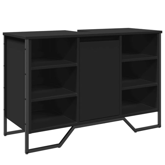 Bathroom Sink Cabinet Black 91x35x60 cm Engineered Wood Bathroom Sink Cabinet Black 91x35x60 cm Engineered Wood