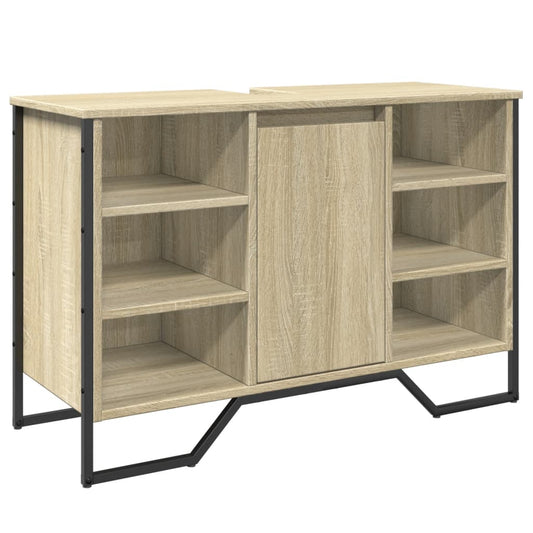 Bathroom Sink Cabinet Sonoma Oak 91x35x60 cm Engineered Wood Bathroom Sink Cabinet Sonoma Oak 91x35x60 cm Engineered Wood