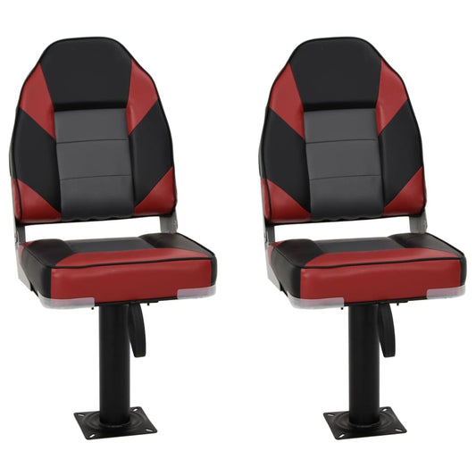Boat Seats 2 pcs with Pedestal 360° Rotatable Boat Seats 2 pcs with Pedestal 360° Rotatable