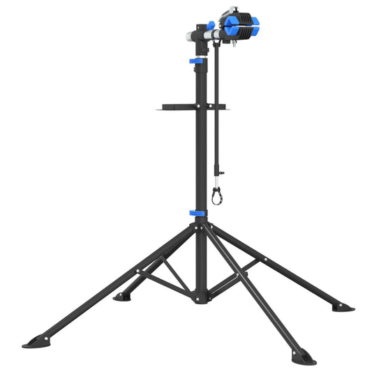 Bike Repair Stand Foldable Adjustable 108-188 cm Blue Steel Bike Repair Stand Foldable Adjustable 108-188 cm Blue Steel