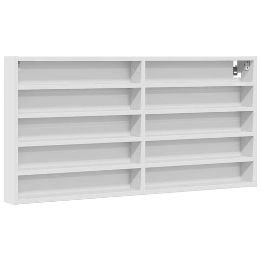 Vitrine Cabinet White 100x8.5x50 cm Engineered Wood Vitrine Cabinet White 100x8.5x50 cm Engineered Wood