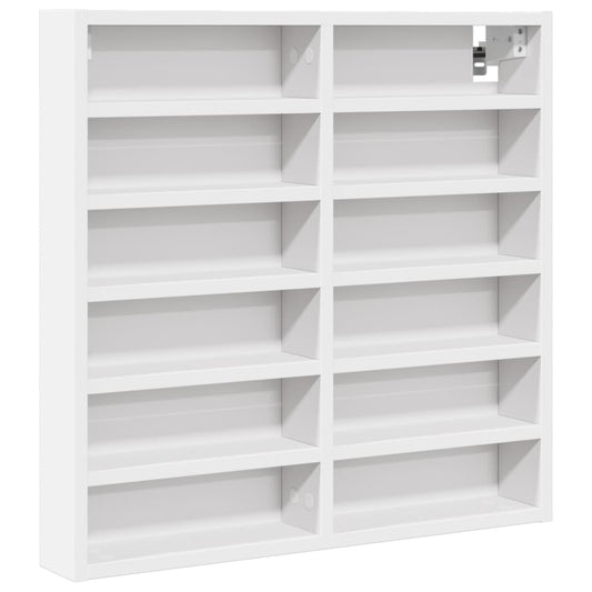 Vitrine Cabinet White 60x8.5x58 cm Engineered Wood Vitrine Cabinet White 60x8.5x58 cm Engineered Wood